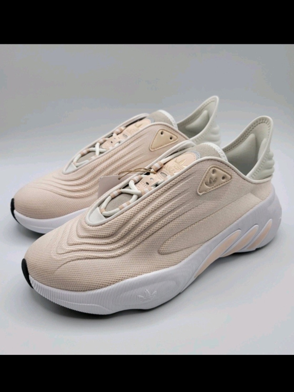 Adidas Adifom SLTN Women's  Sneakers in Light Peach/Rose On White. Size 8.5